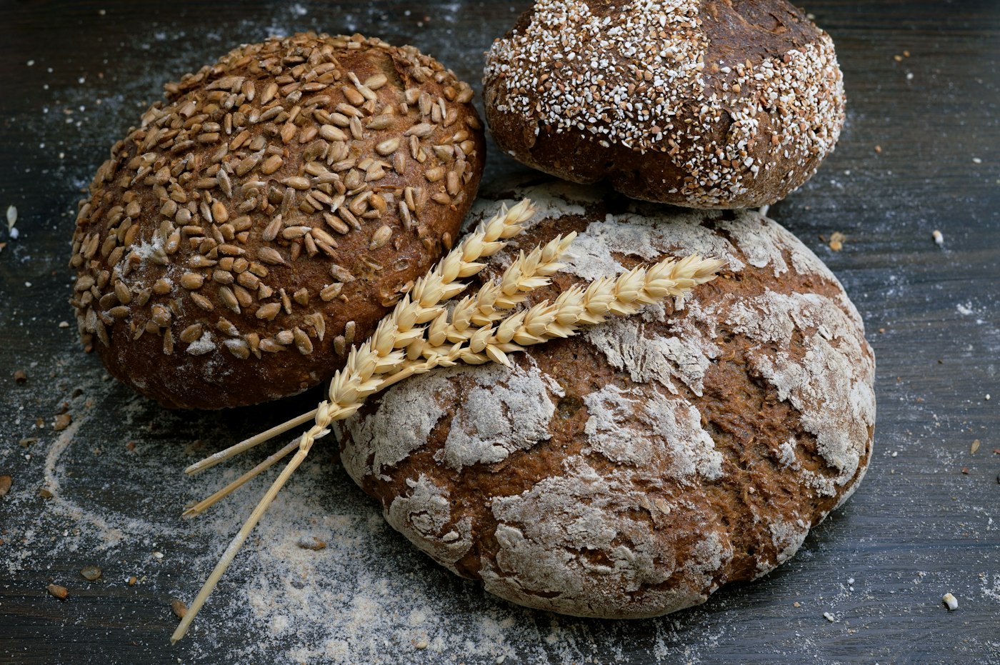 Fresh baked bread from the bakery
